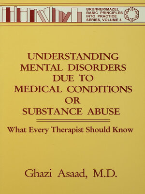 cover image of Understanding Mental Disorders Due to Medical Conditions Or Substance Abuse